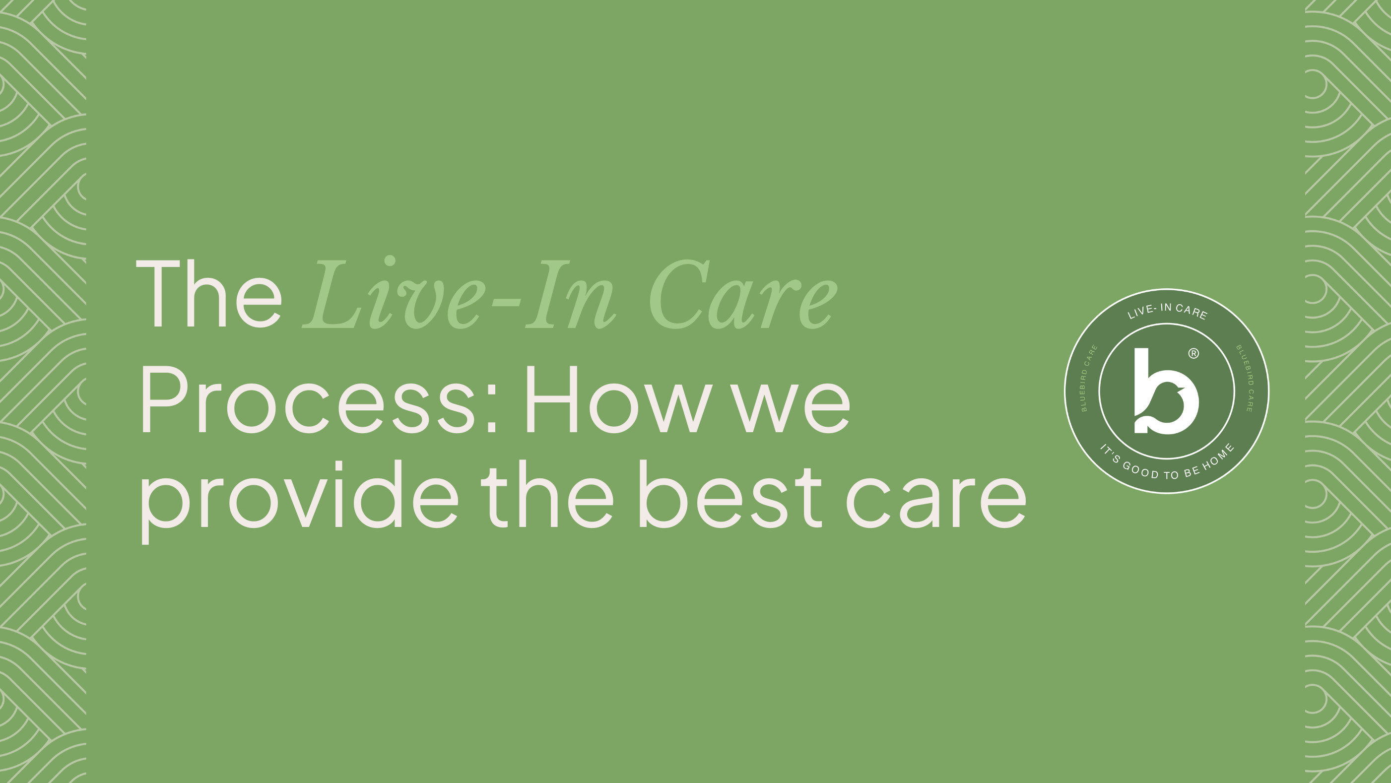 the live in care process