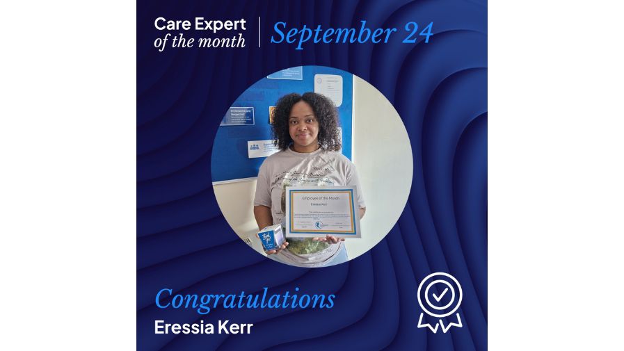 Employee of the Month - Eressia Kerr 09/2024