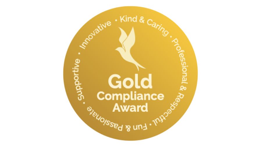 GOLD COMPLIANCE AWARD RICH TEXT PICTURE