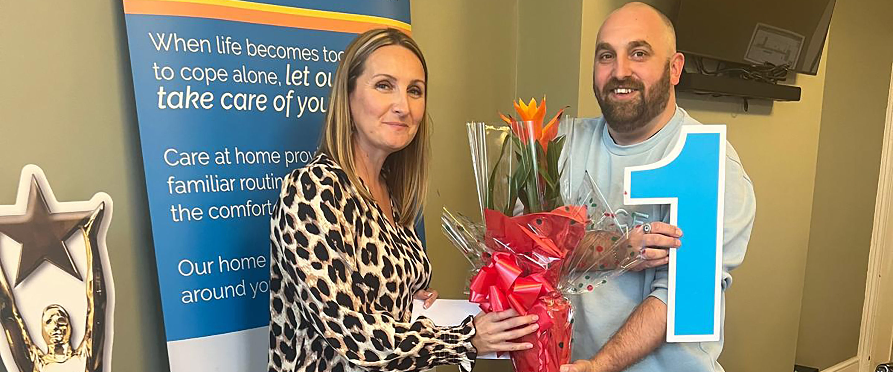 Celebrating Simon's 1-Year Anniversary as a Live-In Care Worker at Bluebird Care