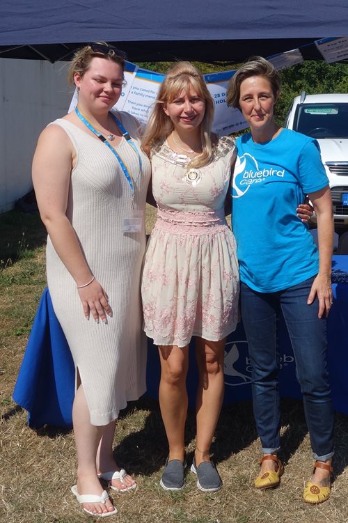 Bluebird Care Essex West with Mayor of Brentwood Councillor Olivia Francois